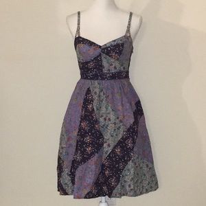 Anthropologie Maeve Patchwork Dress